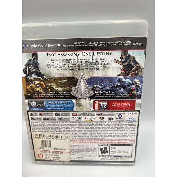 Assassin’s Creed: Revelations Sony PlayStation PS3 CIB Complete Tested Working - Picture 2 of 7